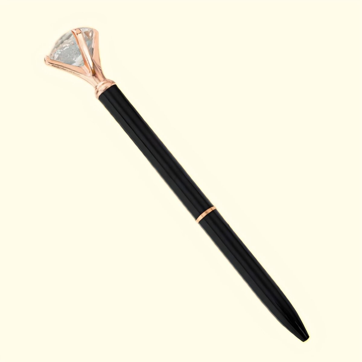 Stylo diamant noir