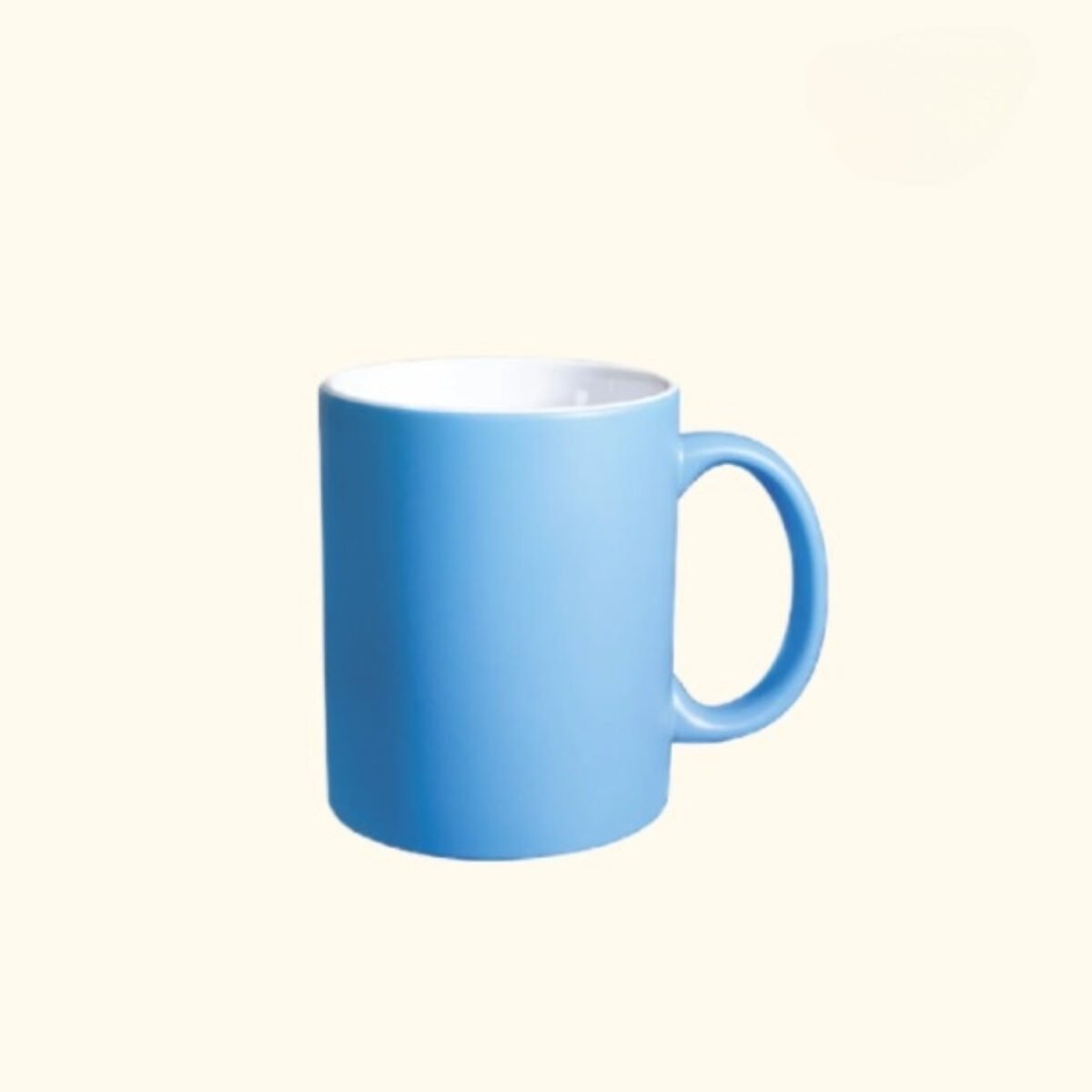 Tasse fluorescent bleu